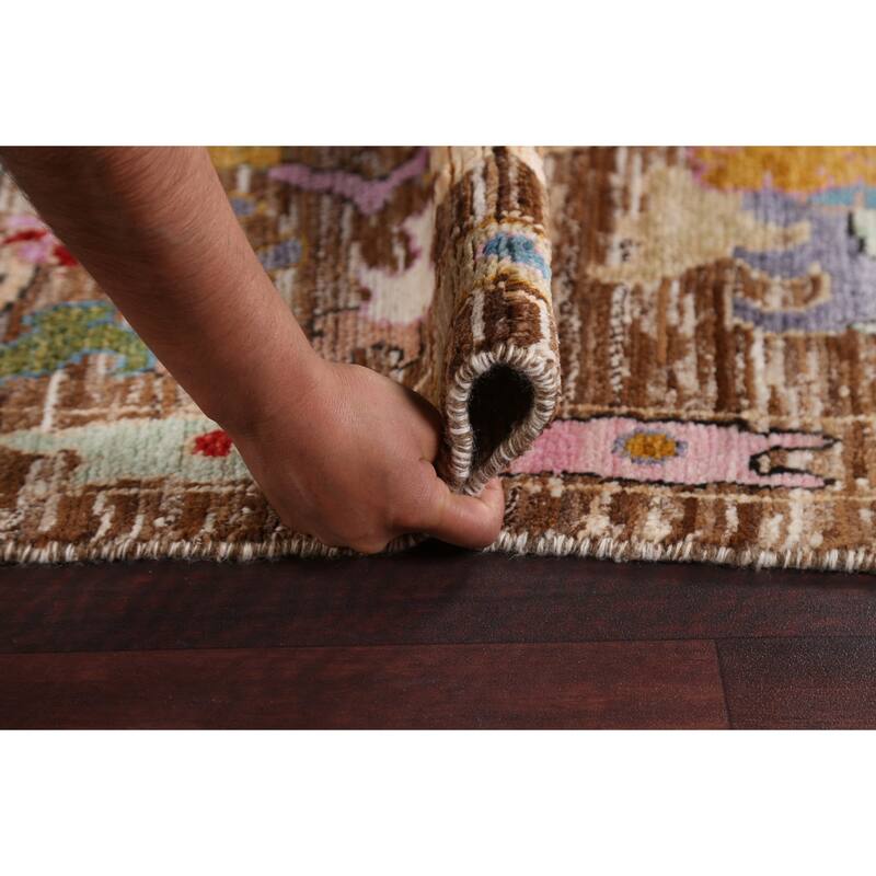 Vegetable Dye Traditional Ziegler Oriental Area Rug Wool Hand-knotted - 8'2" x 9'9"