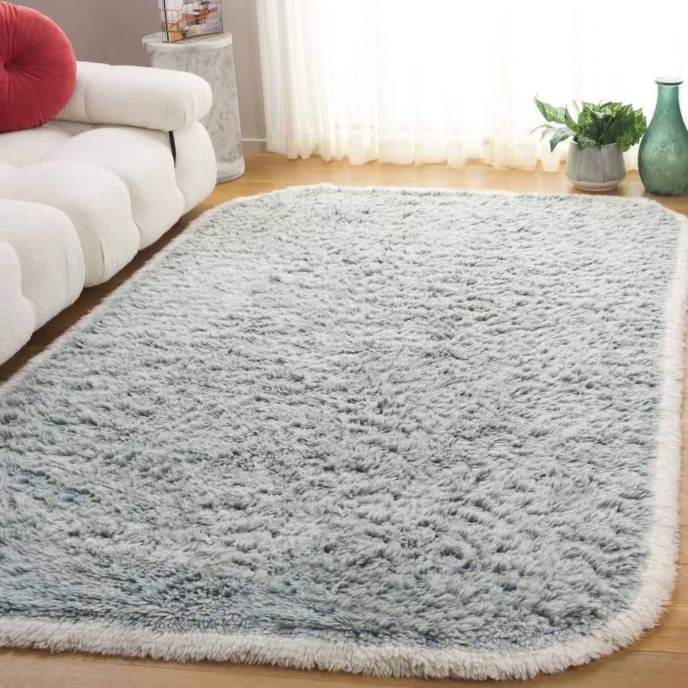 SAFAVIEH Handmade Casablanca Aoiffe Shag Wool 1.8-inch Rug