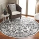 preview thumbnail 2 of 11, SAFAVIEH Tulum Analia Boho Rug 6'7" Round - Ivory Grey/Charcoal - Round