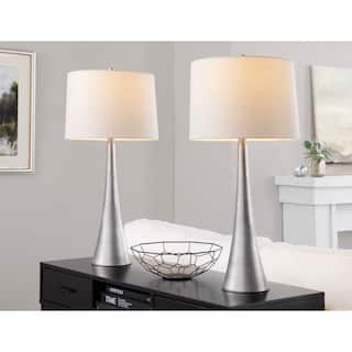 Silver Orchid Alba 29" Metal Table Lamp (Set of 2)
