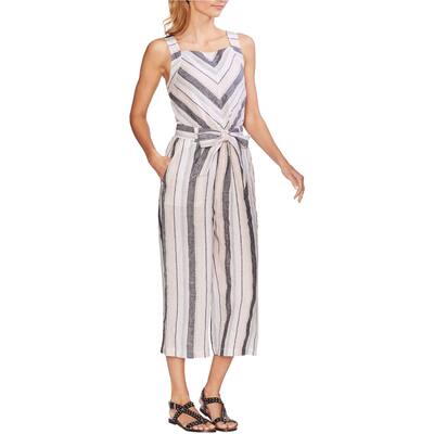 Vince Camuto Womens Belted Jumpsuit,, Multicoloured, X-Large