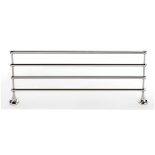 Alno Royale 26"W Solid Brass Wall Mounted Towel Rack with 4 Towel Bars