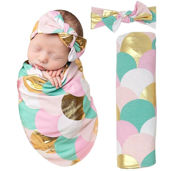 mermaid swaddle blanket