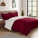 preview thumbnail 6 of 17, Swift Home Reversible Flannel and Sherpa Down Alternative Bedding Comforter Set