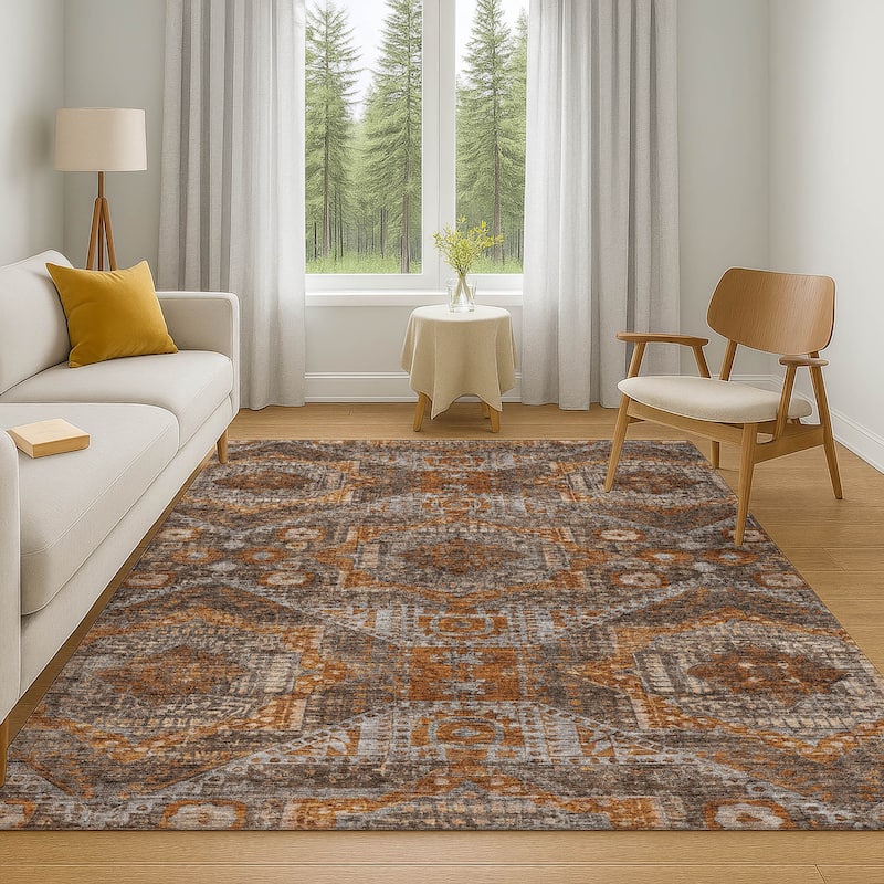Premium Washable Super Soft Traditional Vintage Mayfield Rug