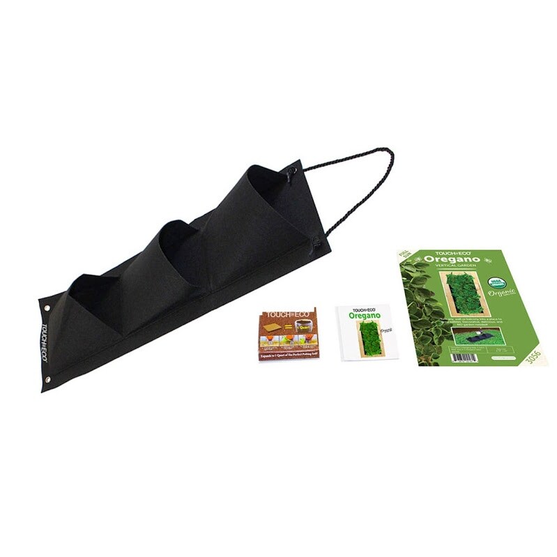Hanging Herb Garden Seed Kit With Soil Block 3 Options Overstock