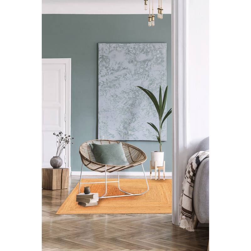 Palas Denizli Tan Rug 6'7" x 6'7" - 6'7 x 6'7