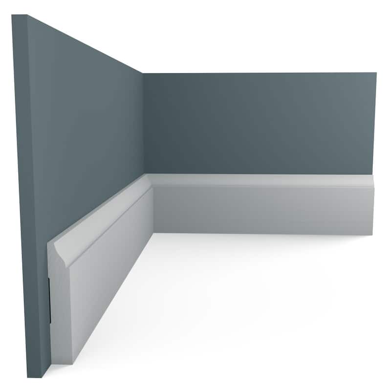 WM623: 9/16-in D x 3-1/4-in W x 96-in L Americraft Solid Hardwood Stain Grade Ogee Base Moulding