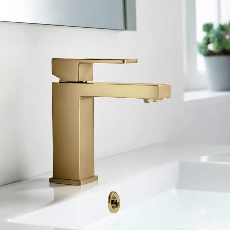 Mirage Single Handle Bathroom Vanity Sink Faucet with Pop Up Drain