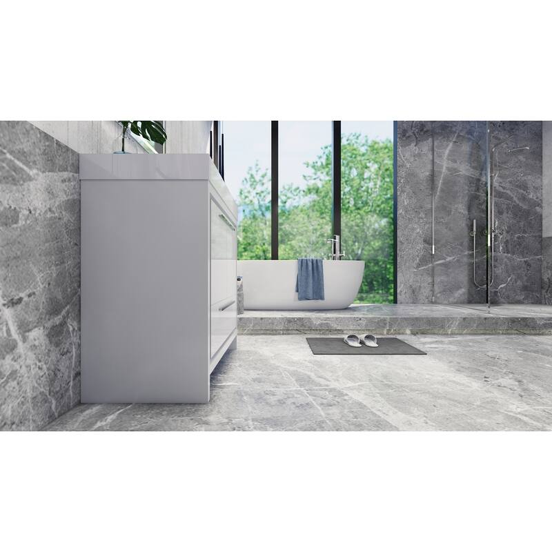 Dove 36'' Freestanding Vanity with Reinforced Acrylic Sink