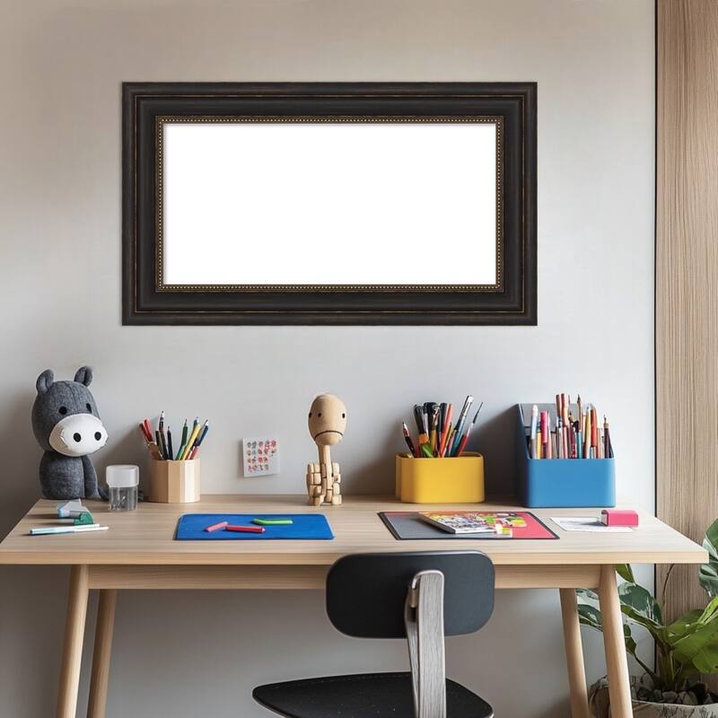 Amanti Art Accent Bronze Framed Dry Erase Magnetic Board