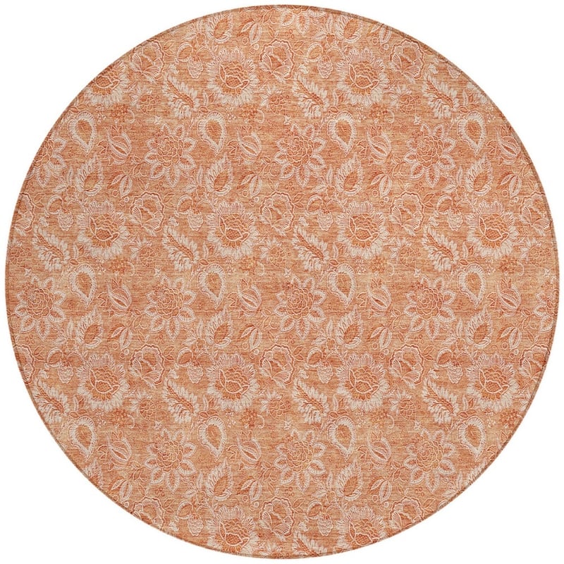 HomeRoots Floral Transitional Rectangle Outdoor Rug