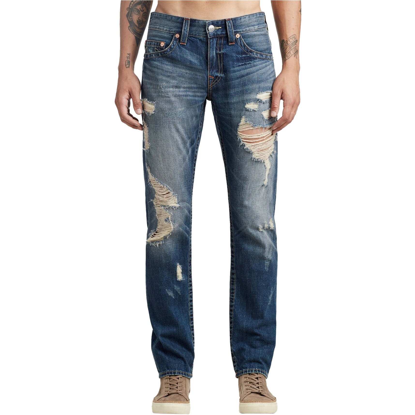 men's true religion skinny fit jeans