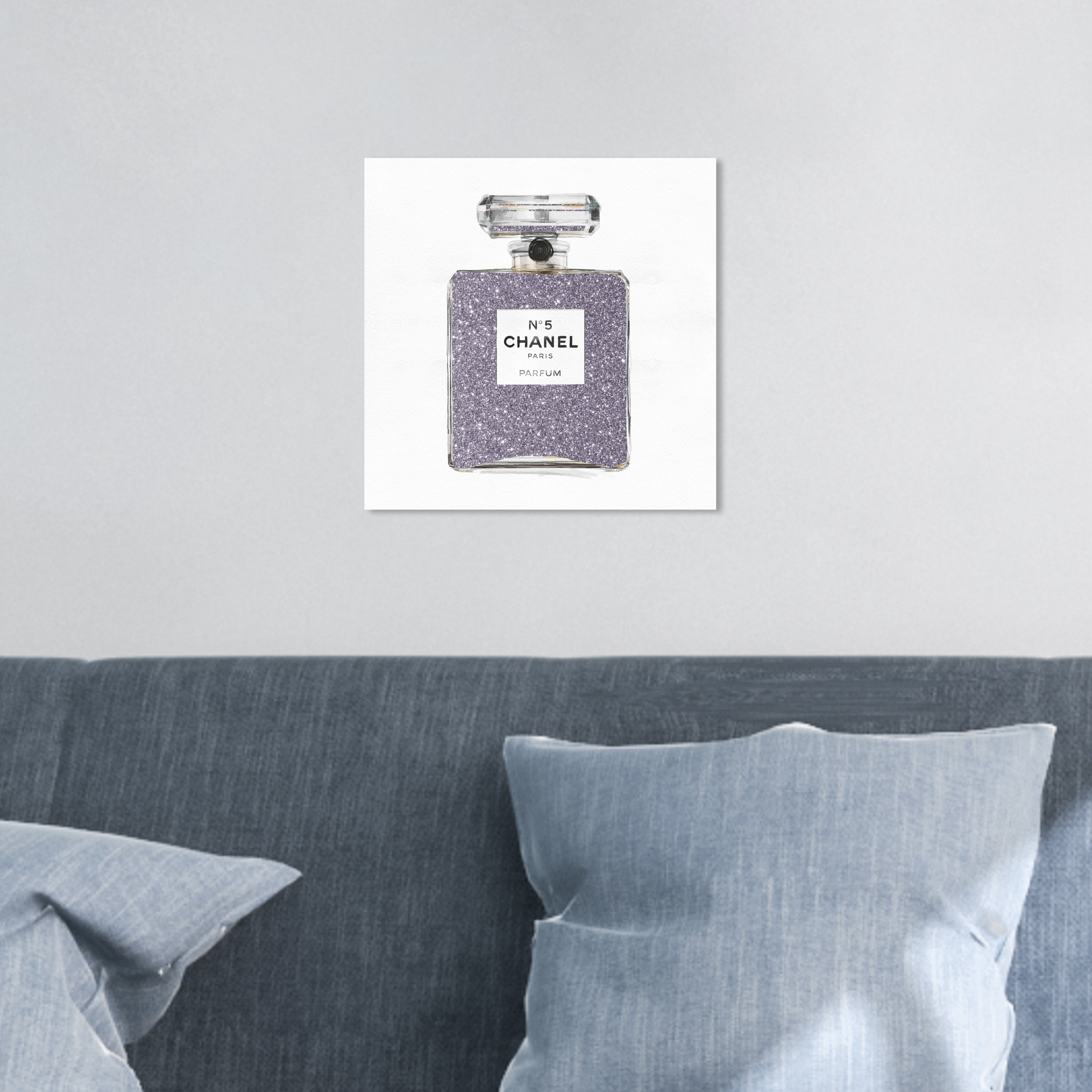 Oliver Gal 'Lavander Classic Number 5' Fashion Purple Wall Art Canvas - Bed  Bath & Beyond - 33279011