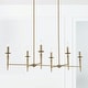 preview thumbnail 4 of 7, Abbie 48" 6-light Island Fixture/ Chandelier