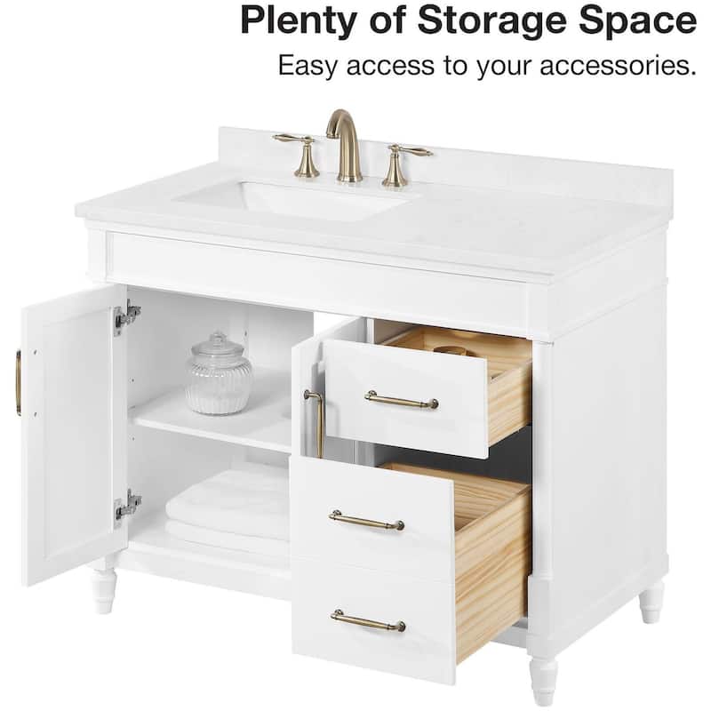 Ove Decors Salisbury 42 Salisbury 42" Free Standing Single Basin