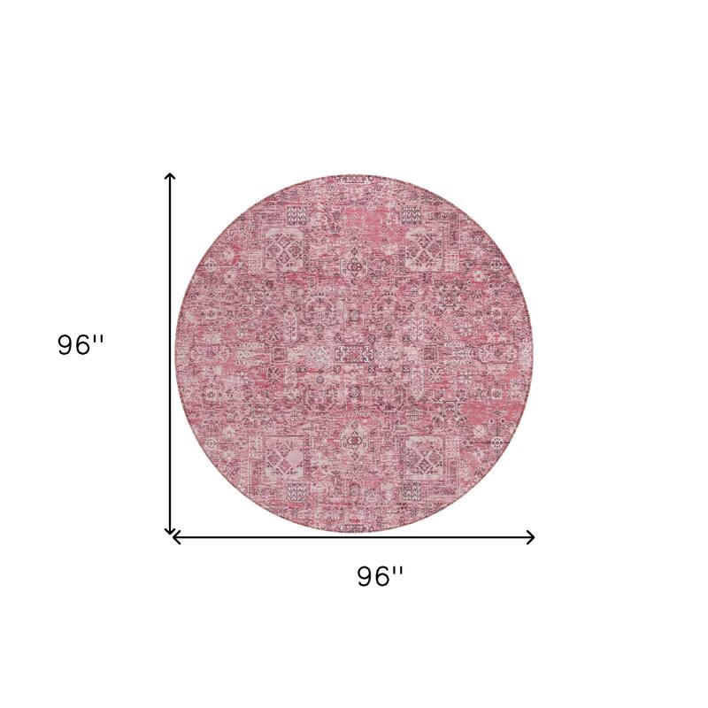 HomeRoots Floral Transitional Rectangle Outdoor Rug