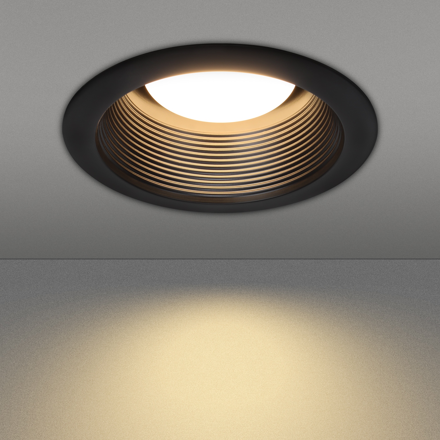 Black shop pot light