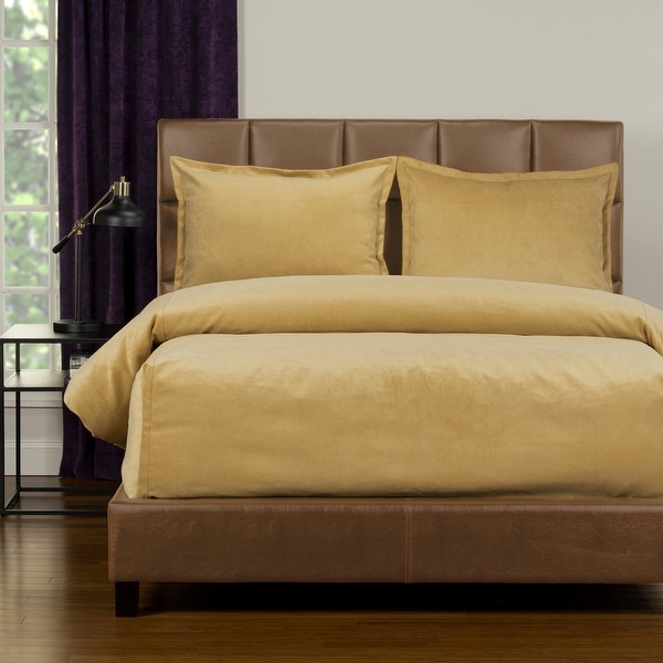 Mixology Padma Velvet 3 Piece Bed Cap Comforter Set. Opens flyout.