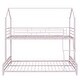 preview thumbnail 11 of 10, Detachable Design House Shape Bunk Metal Bed