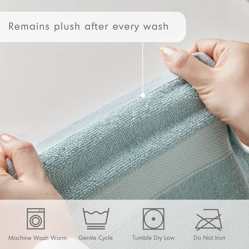 Chelsea Square Premium Turkish Cotton 500GSM Plush 6pc Towel Set