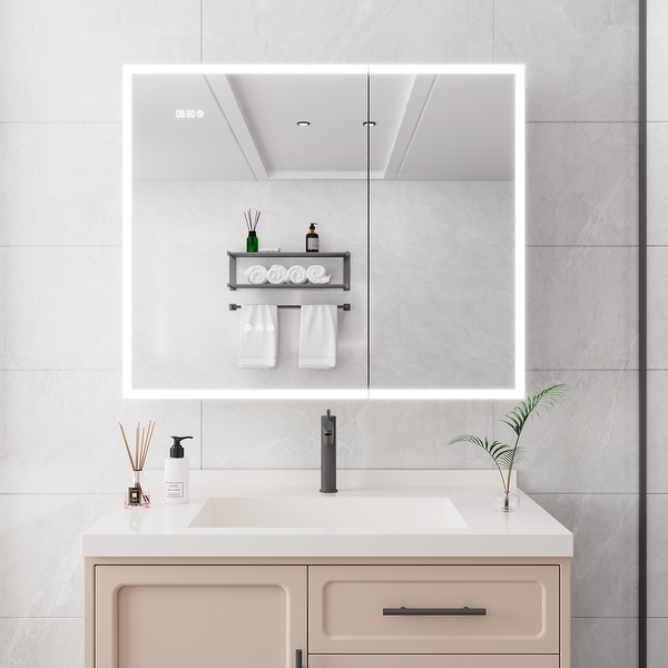 Usb bathroom mirror on sale