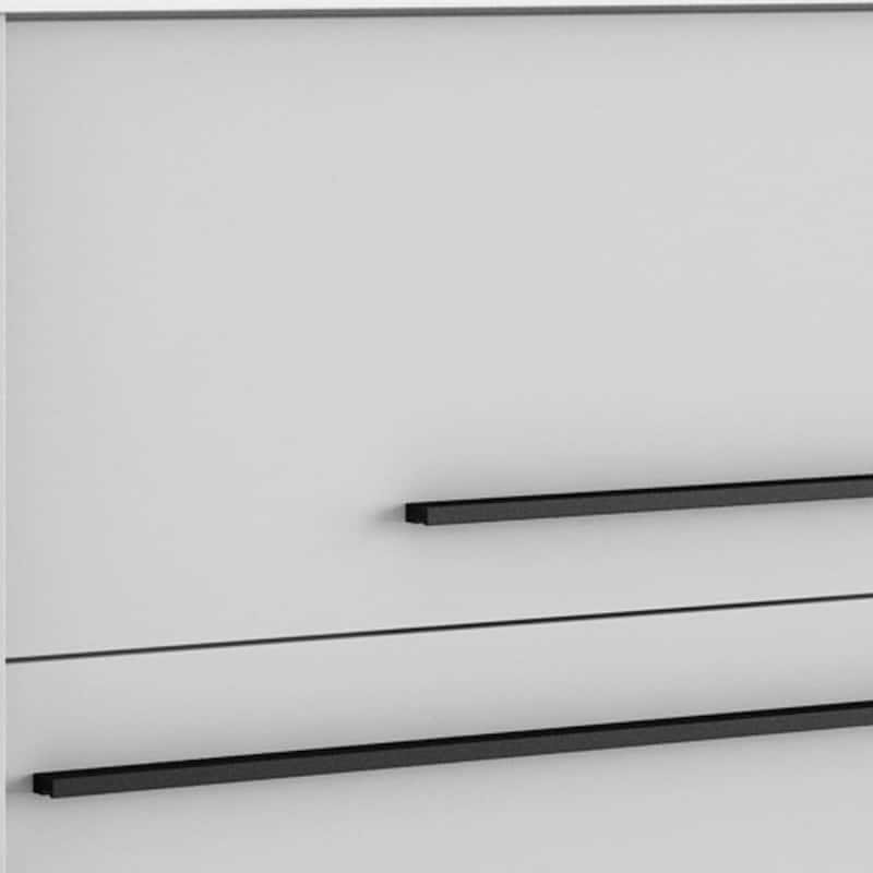 HomeRoots 24" Off White Wood Floating Bathroom Vanity With White Sink And Two Drawers - 24.00 in. x 24.60 in. x 21.60 in.