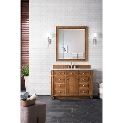 James Martin Vanities Bristol 48" Single Vanity, Saddle Brown
