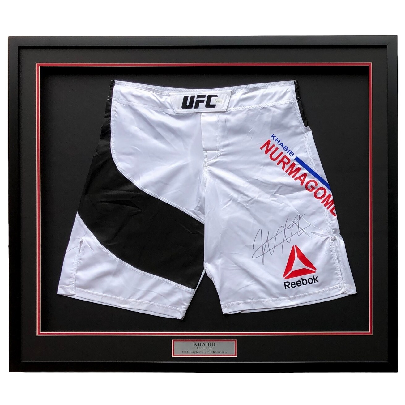 Shop Khabib Nurmagomedov Signed Framed Ufc Fight Trunks Jsa