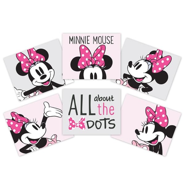 slide 2 of 5, Lambs & Ivy Disney Baby Minnie Mouse Unframed Nursery/Child Wall Art