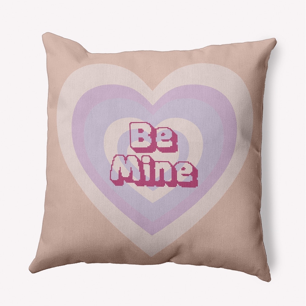 Be Mine Valentines Day Decorative Throw Pillow