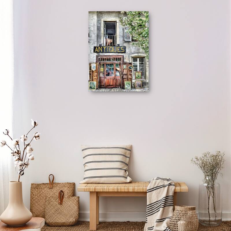 Antiques By Studio Arts Canvas Art Print