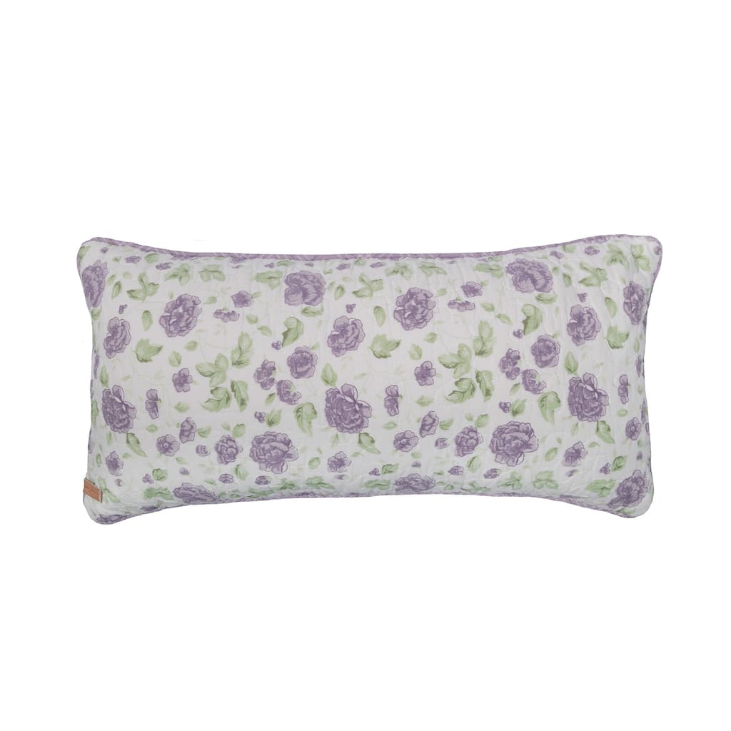 Donna Sharp Lavender Rose Rectangle Decorative Pillow