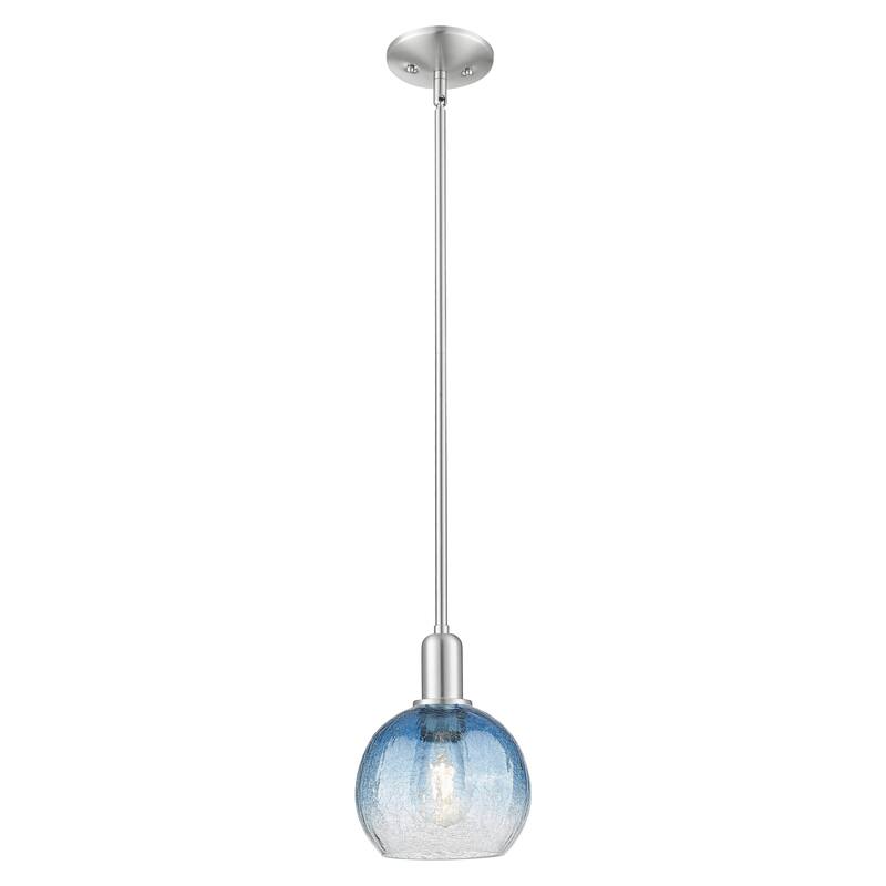 Innovations Lighting Downtown Urban - Brookhaven Globe - 1 Light 8" Stem Hung Mini Pendant