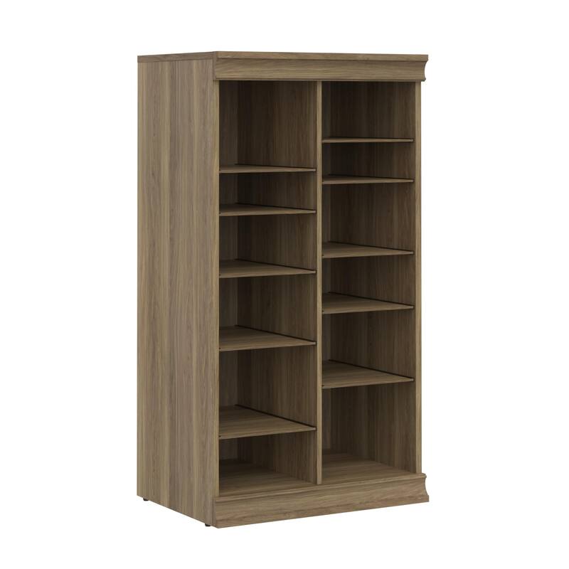 ClosetMaid Modular Storage 21.38-inch Wide Adjustable 16-Shelf Organizer - Sand