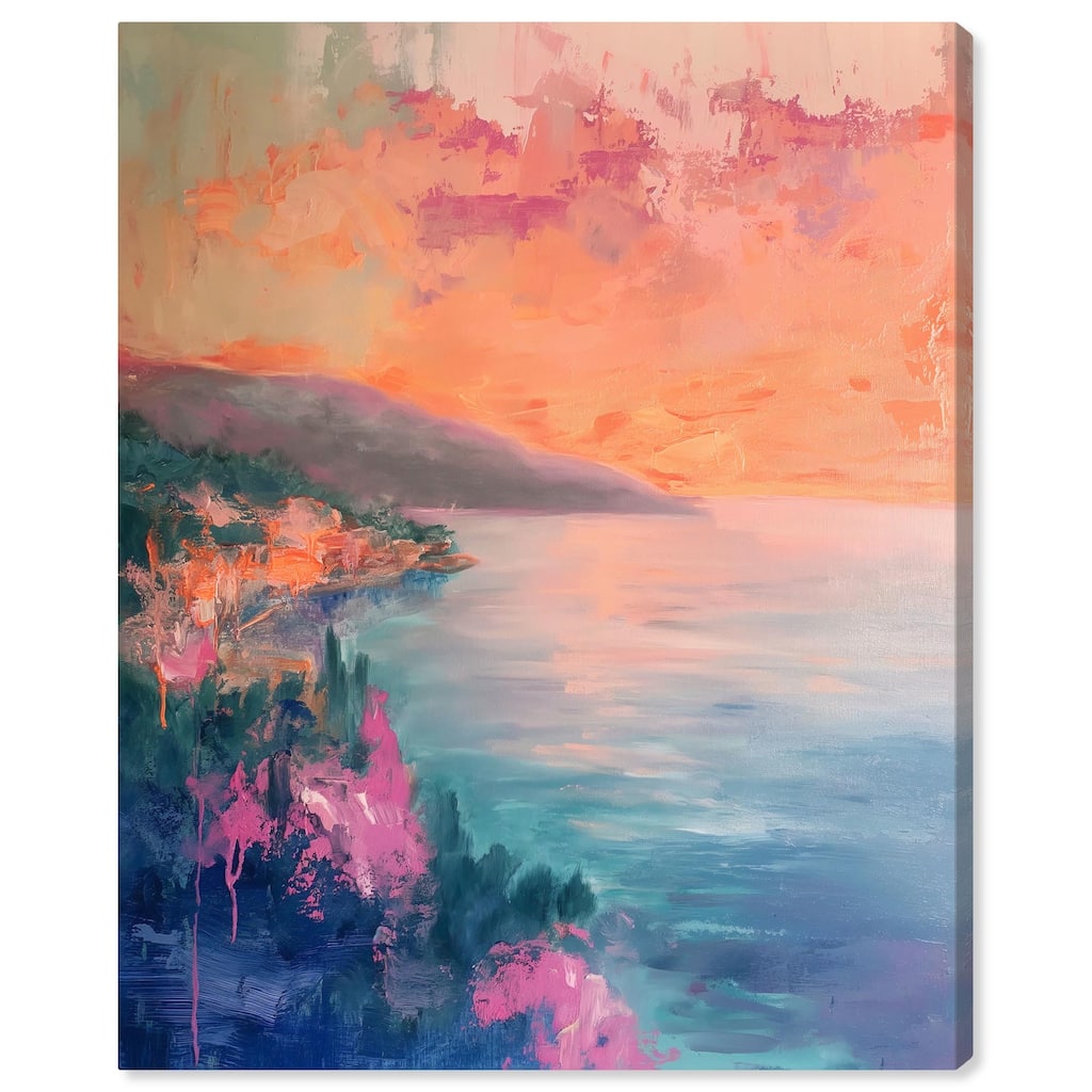 Tropical Twilight III Canvas by Art Remedy, Gallery Wrapped