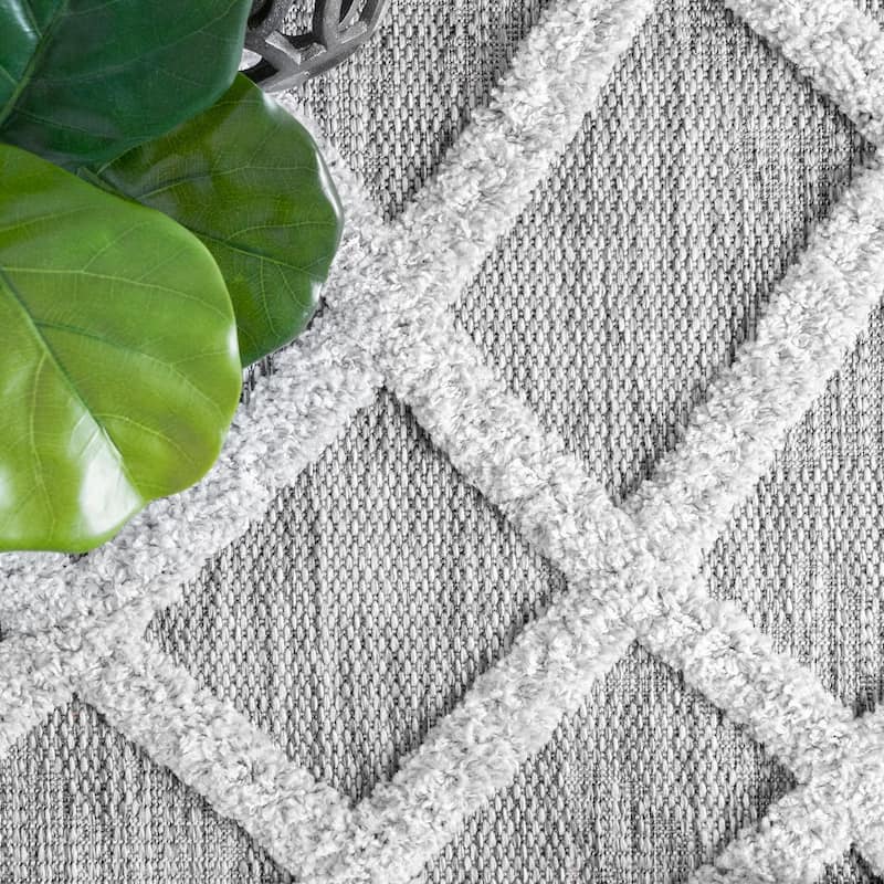 Nuloom Midwest Raised Fishnet Trellis Area Rug