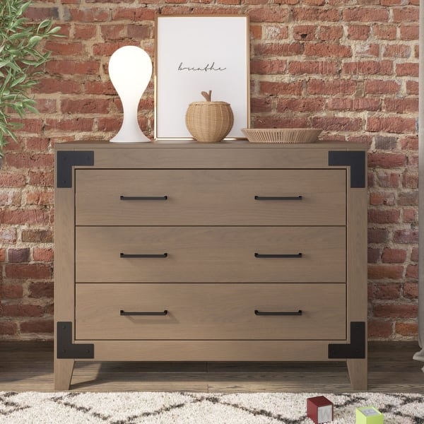 slide 2 of 14, Child Craft Lucas 42" 6 Drawer Double Dresser Dusty Heather