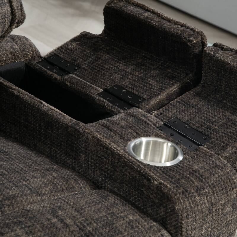 Extended Footrest Comfort Chenille Power Lift Recliner with Massage and Heat