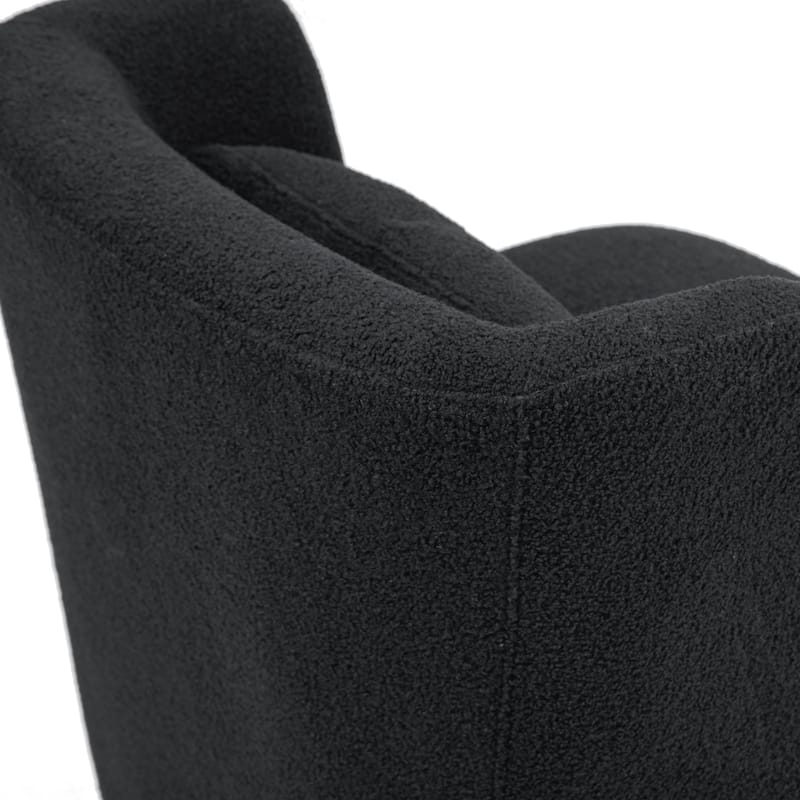 Upholstered Swivel Barrel Accent Chair (Set of 2)