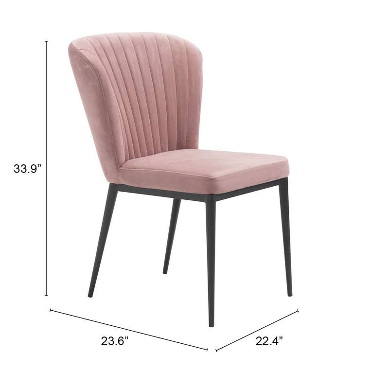 Tolivere Dining Chair (Set of 2) - Product (in) : 22.4" W x 23.6" D x 33.9" H