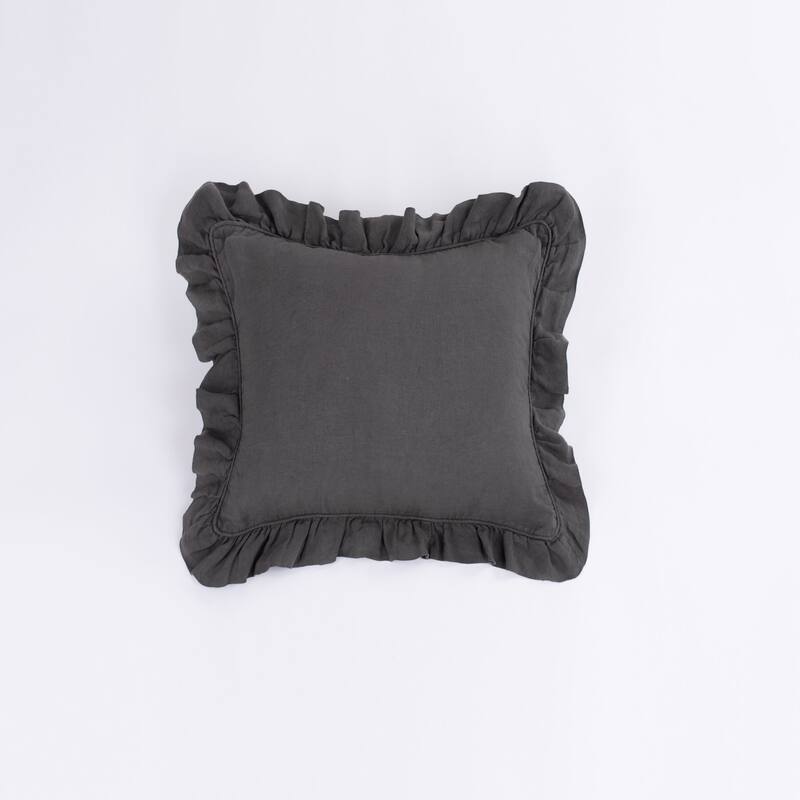 Basillo, Linen, Ruffled, Sham