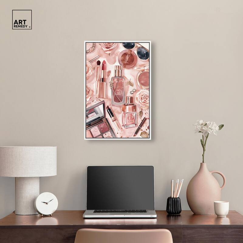 Glam Sparkle Lay Out Canvas by Art Remedy