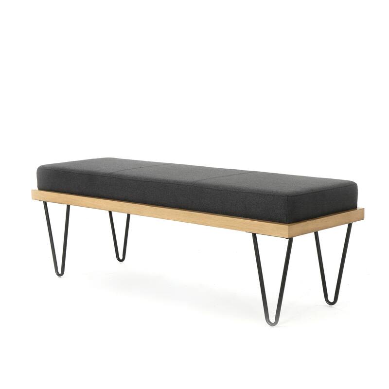 Mid-century Modern Upholstered Bench