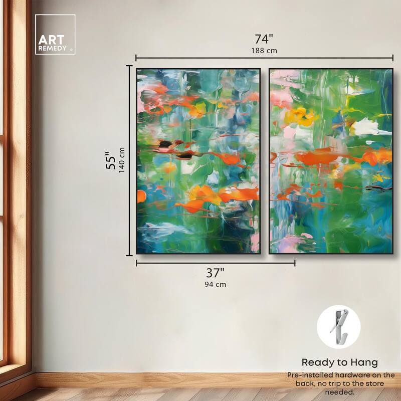 Jungle Serenade Canvas Set of 2 by Art Remedy