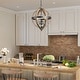 preview thumbnail 2 of 6, The Gray Barn Globe Farmhouse Pendant Lighting with Distressed Wood for Kitchen Island - W 15.7"x H 21.5"