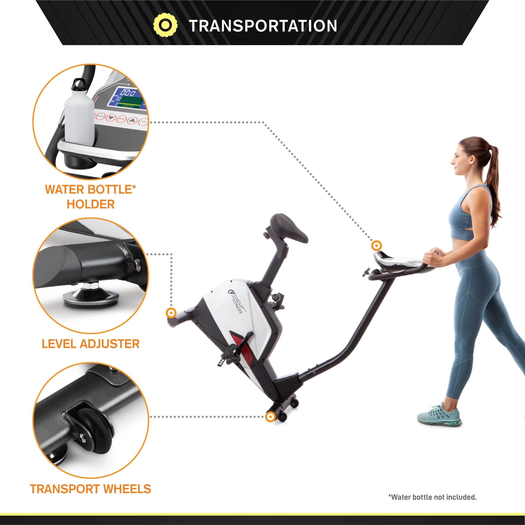 Circuit fitness recumbent bike sales