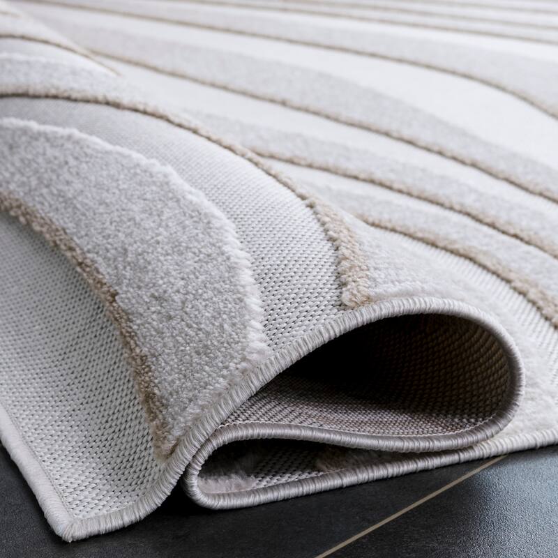 SAFAVIEH Stella Ozra Washable Indoor/Outdoor Rug - Weather Resistant & Easy Cleaning