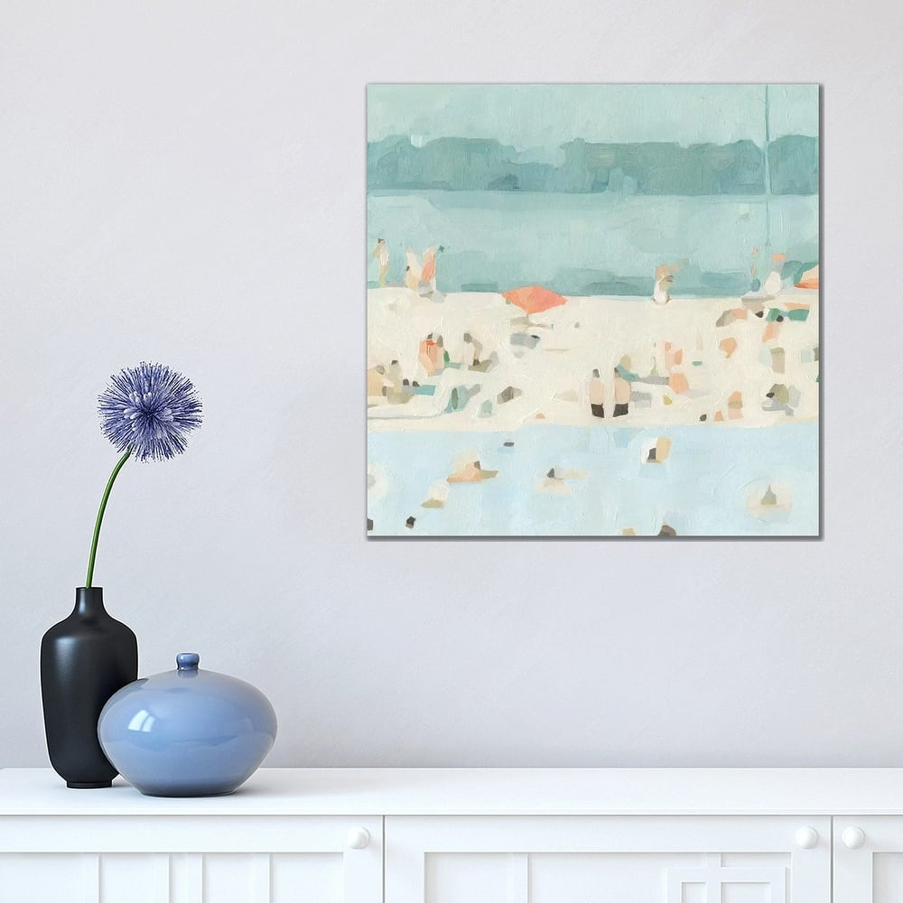 iCanvas "Sea Glass Sandbar II" by Emma Scarvey Canvas Print