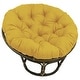 preview thumbnail 17 of 16, 48-inch Indoor/Outdoor Papasan Cushion (Cushion Only) Lemon